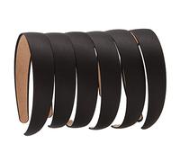 LONEEDY 6 PCS Hard Headbands, 1 Inch Wide Non-slip Ribbon Hairband for Women