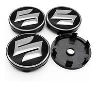 Lonely 4 psc Auto Coprimozzo per Suzuki Grand Vitara SX4 Swift Jimny 56mm, Auto Coprimozzi con Logo Centro Ruota Tappi, Impermeabili Tappi Cerchioni Centrale Ruota Accessori Lo Styling Dell'Auto