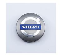 Lonely 4 psc Auto Coprimozzo per Volvo V40 V60 S60 S80 XC60 XC90 64mm, Auto Coprimozzi con Logo Centro Ruota Tappi, Impermeabili Tappi Cerchioni Centrale Ruota Accessori Lo Styling Dell'Auto