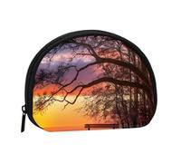 Lonely Bench - Mini borsa portamonete con cerniera per chiavi, per riporre tutti i piccoli oggetti che si desidera, Nero , taglia unica, Sacchetto portamonete