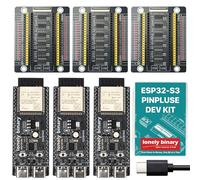 Lonely Binary 3X ESP32-S3 N16R8 Gold Edition con schermo PinPluse 16MB Flash 8MB PSRAM WiFi Bluetooth scheda di sviluppo compatibile con Arduino IDE, C ++, MicroPython