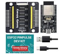 Lonely Binary ESP32 Gold Edition con PinPulse Shield WiFi Bluetooth Scheda di Sviluppo Compatibile con Arduino IDE, C++, MicroPython