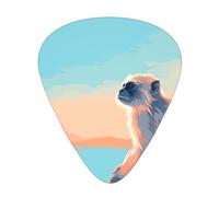 Lonely Monkey plettri per chitarra di dimensioni sottili, medie e spesse, set da 12 pezzi, adatti per chitarra elettrica e vari strumenti