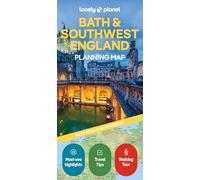 Lonely Planet Bath & Southwest England Planning Map