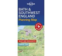 Lonely Planet Bath & Southwest England Planning Map [Lingua Inglese]