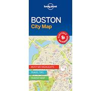Lonely Planet Boston City Map [Lingua Inglese]