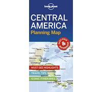 Lonely Planet Central America Planning Map [Lingua Inglese]