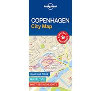 Lonely Planet Copenhagen City Map [Lingua Inglese]