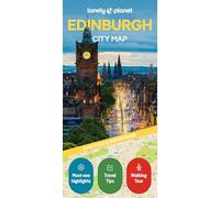 Lonely Planet Edinburgh City Map: Durable, Waterproof, Easy-Fold Planning Map with Attractions & Walking Tours