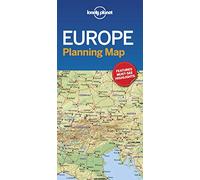 Lonely Planet Europe Planning Map: Durable Full-Color Travel Map with Easy-Fold Format, Slipcase & Itineraries