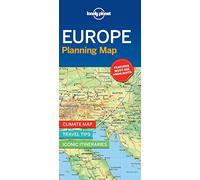 Lonely Planet Europe Planning Map: Durable Full-Color Travel Map with Easy-Fold Format, Slipcase & Itineraries