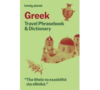 Lonely Planet Lonely Planet Greek Travel Phrase (Tascabile) (PRESALE 12/09/2026)