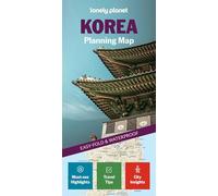 Lonely Planet Korea Planning Map: Durable, Waterproof, Easy-Fold Travel Map with Attractions, Itineraries & Transport Guide | Handy Slipcase for Korea Adventures