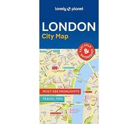 Lonely Planet London City Map: Durable, Waterproof, Easy-Fold Planning Map with Attractions & Walking Tours