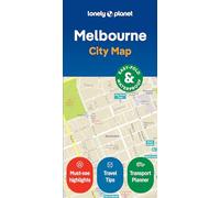 Lonely Planet Melbourne City Map