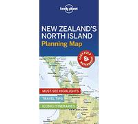 Lonely Planet New Zealand's North Island Planning Map [Lingua Inglese]