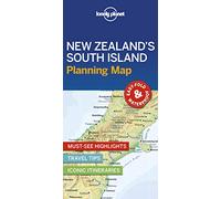 Lonely Planet New Zealand's South Island Planning Map [Lingua Inglese]