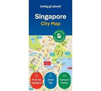 Lonely Planet – Mappa Singapore – Impermeabile e pieghevole con attrazioni e tour a piedi
