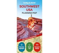 Lonely Planet Southwest USA Planning Map: Durable, Waterproof, Easy-Fold Travel Map with Attractions, Itineraries & Transport Guide | Handy Slipcase for Southwest USA Adventures