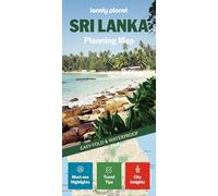 Lonely Planet Sri Lanka Planning Map: Durable, Waterproof, Easy-Fold Travel Map with Attractions, Itineraries & Transport Guide | Handy Slipcase for Sri Lanka Adventures
