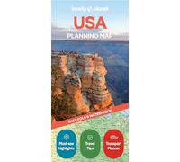 Lonely Planet USA Planning Map: Durable, Waterproof, Easy-Fold Travel Map with Attractions, Itineraries & Transport Guide