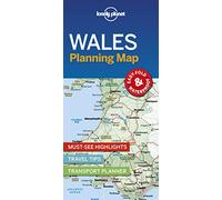 Lonely Planet Wales Planning Map [Lingua Inglese]