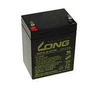 LONG Batteria al piombo 12 V 2,9 Ah F1 (WP2.9-12TR) PBLO-12V002,9-F1A Nero