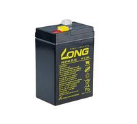 LONG Batteria al piombo-acido 6 V 4,5 Ah F1 (WP4.5-6)