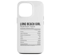 Long Beach Girl California Valori nutrizionali New York LBC 562 Custodia per iPhone 13 Pro