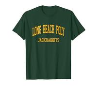 Long Beach Politecnico Liceo HS Long Beach CA Retro Sp Maglietta