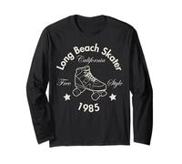 Long Beach Skater California Stile libero 1985 Maglia a Manica