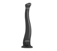 Long Butt Plug Silicone Anal Plug For Women Sex Toys Big Anal Dildo Sex Shop Stimulate The Anus Sex Product Sex Tooys For Man18(Black S)