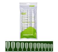 Long Coffin Fakes Nails Tips Acrilico Press On Nails Chiaro Artificiale Falso Per Acrilico Tip Assortiti 12 Stili Lungo Bara Premere Su Chiaro False Tips Copertura Completa Artificiale