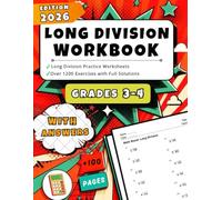 Long Division Practice Workbook for Grades 3-4: Over 1,200 Practice Problems with Full Answer Key
