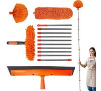 Long Duster - Estendere Duster | Long featTher Dusterr Extendible | Non ci sono vitters a mano lavabili a soffitto per pulire i ventilatori a soffitto alto tende da soffitti telescopici per tec