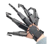 Long Fingers - Artigli articolati stampati in 3D, accessorio realistico a forma di scheletro, accessorio per cosplay con design flessibile per costume da fantasma, decorazione per feste di
