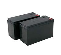 LONG FU Ricambio Batteria per ups APC SU600I - 2 x Blei-Agm Batteria 12V 7,2ah