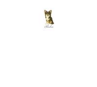 Long-Haired Tri Coloured Chihuahua Notebook, Journal, Diary: Perfect for dog lovers, Chihuahua parents, breed enthusiasts, and fans of tiny frames, ... and big personalities in small packages.