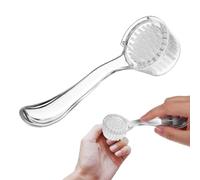 Long Handle Nail Cleaning Brush - Scrubbing Brush with Cover | Manicure Too | Fingernail & Toenail Scrubber Cleaner, Hygienic Storage Cap Pedicure Scrubber Brush for Hard-to-Reach Dirt & Hand Care Spa Tr