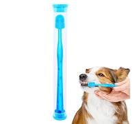 Long Handle Pet Tooth Brush - Gentle Soft Bristles, Ergonomic Grip Cleaner, Deep Cleaning Head, Easy Hygiene Tool | Portatile Long Lasting Reliable Pet Toothbrush For Dogs Cats Mouth Care Routine