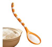 Long Handle Spoon - ABS Compact Size | Cute Eel Shaped Stirring Spoon Coffee Mixing Tableware For Dining Drinks Cooking Cup Use | For Home Restaurant Travel Party Holiday Use