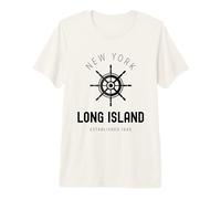 Long Island New York Vintage LI NY Timone EST.1640 Maglietta Premium