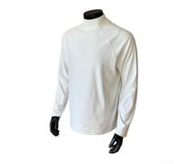 Long Johns - Biancheria intima termica da uomo, ad asciugatura rapida, per ciclismo, caccia, allenamento, autunno inverno, L-3XL (bianco, 2XL)