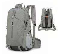 Long Keeper 40 Litri Zaino Trekking Uomo Donna Leggero Zaino Montagna Alpinismo Impermeabile Porta PC 15.6 Pollici Zaino Outdoor per Equitazione Campeggio Viaggio (Grigio)