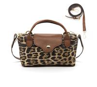 Long Keeper Borsa a Spalla Piccola Donna Borsetta Tracolla in Nylon Moda Borse a Mano e a Spalla Morbida Tracolla Porta Cellulare per Donna Adolescente (Champagne Leopardo)