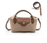 Long Keeper Borsa a Spalla Piccola Donna Borsetta Tracolla in Nylon Moda Borse a Mano e a Spalla Morbida Tracolla Porta Cellulare per Donna Adolescente (Cachi)