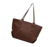Long Keeper - Borsa da donna con tracolla grande, borsa a tracolla per weekend, impermeabile, per lavoro, viaggi, palestra, scuola, elegante, da portare sotto il braccio, per lo shopping e il, marrone