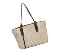 Long Keeper - Borsa da donna con tracolla grande, borsa a tracolla per weekend, impermeabile, per lavoro, viaggi, palestra, scuola, elegante, da portare sotto il braccio, per lo shopping e il, Bianco