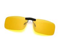 Long Keeper Clip Occhiali da Sole Polarizzati per Uomo Donna, Clip per Occhiali Senza Montatura Rettangolari Lenti da Sole Sovrapponibili a Occhiali da Vista