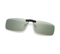 Long Keeper Clip Occhiali da Sole Polarizzati per Uomo Donna, Clip per Occhiali Senza Montatura Rettangolari Lenti da Sole Sovrapponibili a Occhiali da Vista